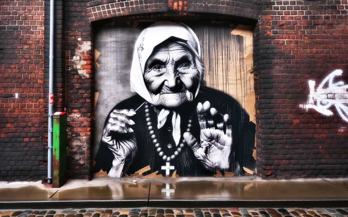 Koncepcja muralu: Matki Nowej Huty