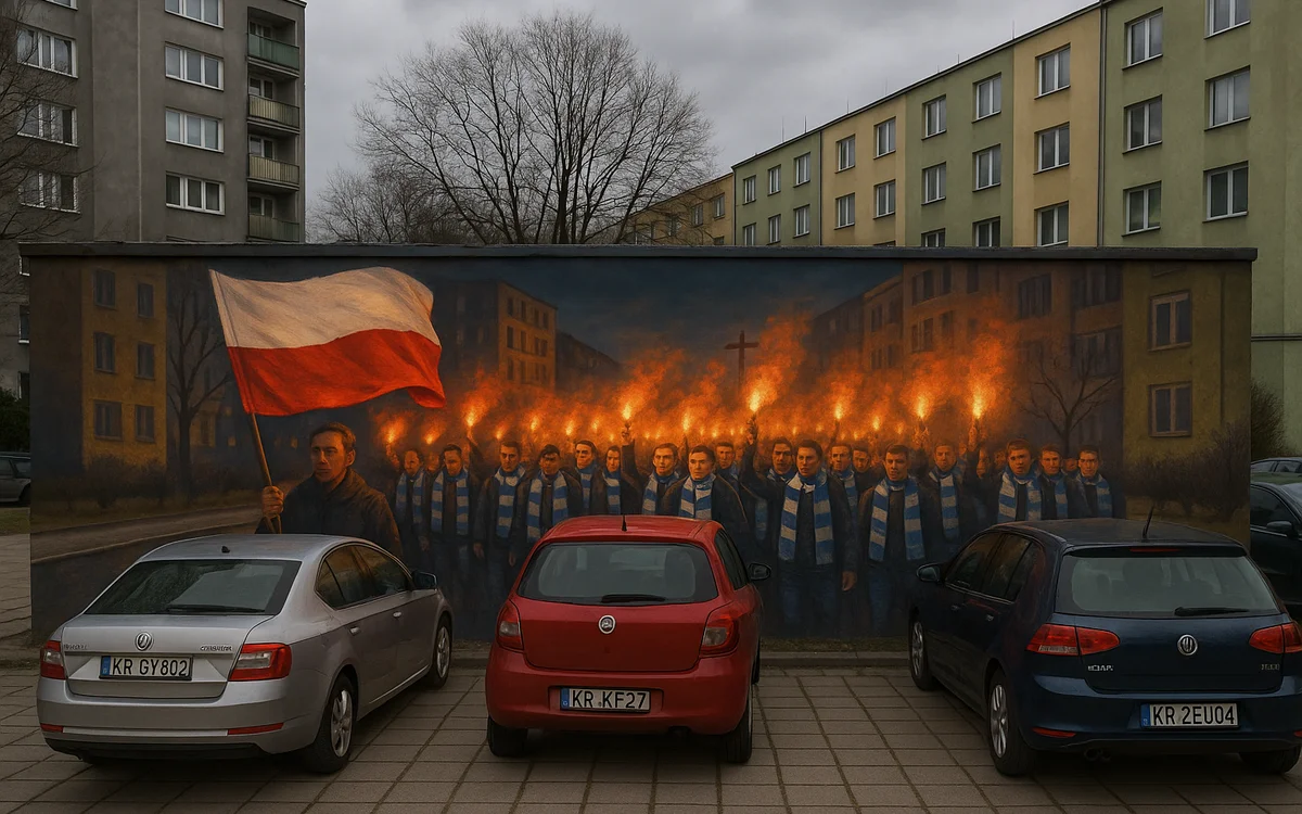 Kibice i Krzyż Nowohucki — wariant 5